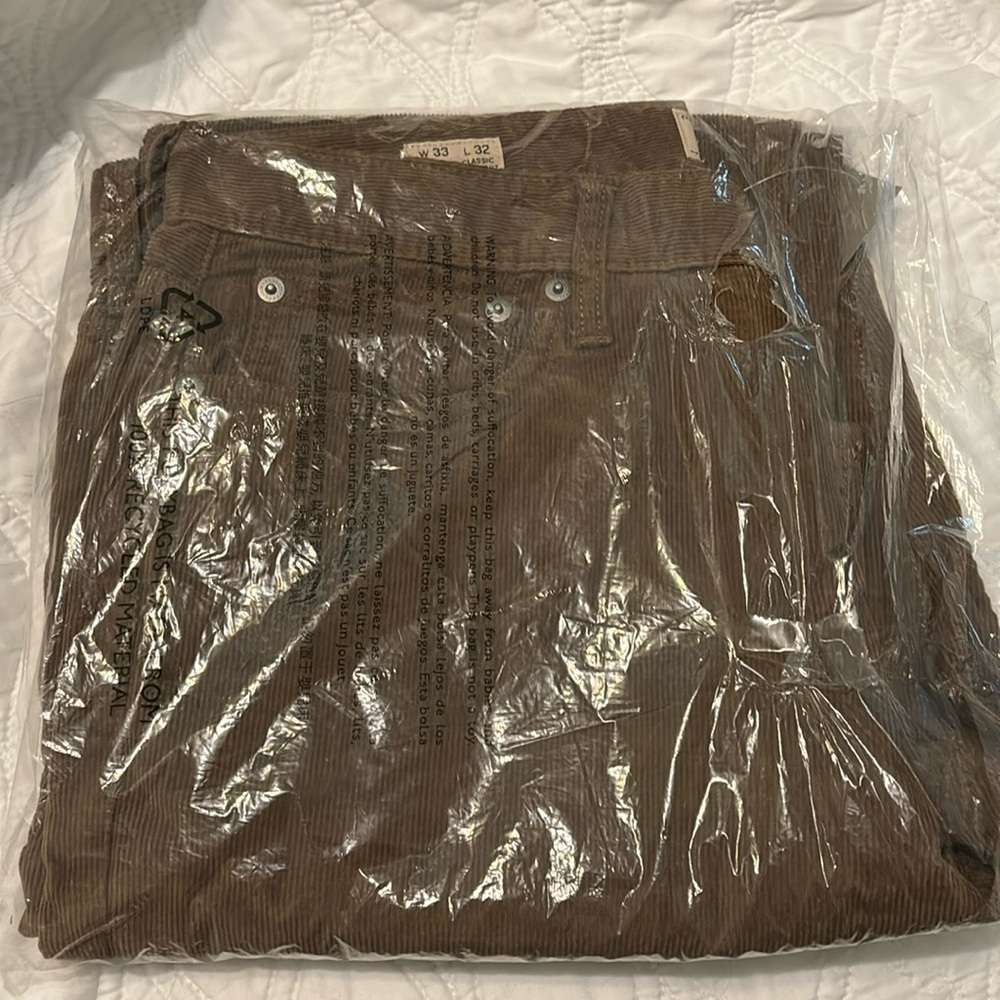 Men’s J Crew Brand New With tags Corduroy Size 33x32